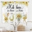 Sunflower Kitchen Curtains Yellow Floral 2 Panels 1
