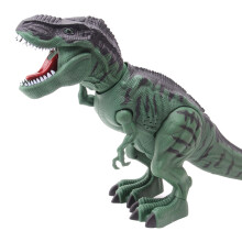 Green Walking Dinosaur Robot Toy with Roaring Sound, LED