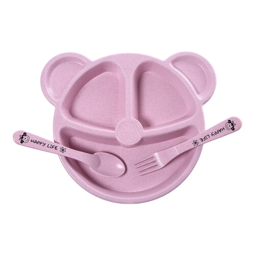 Kids Suction Cup Divided Plate Pacifier-Grade 7.87 inch