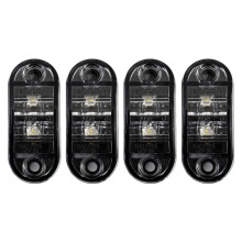 LED Side Marker Lights 12-24V 4 pcs Yellow Red White