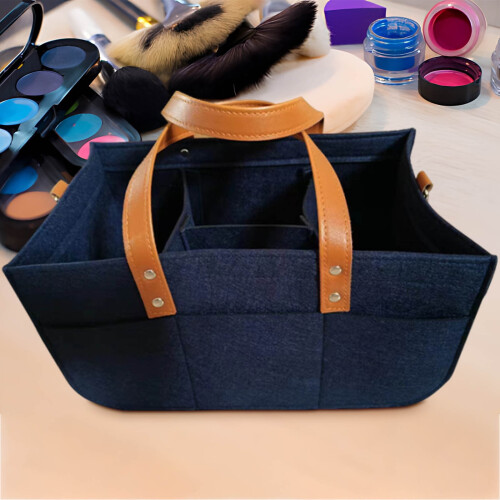 Leather Diaper Caddy Organizer Strap Portable