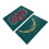 Double-Sided Poker Table Mat 60x90 cm with Blackjack and 1