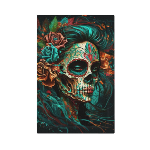Sugar Skull Zombie Rose Light Switch Cover 1-Gang