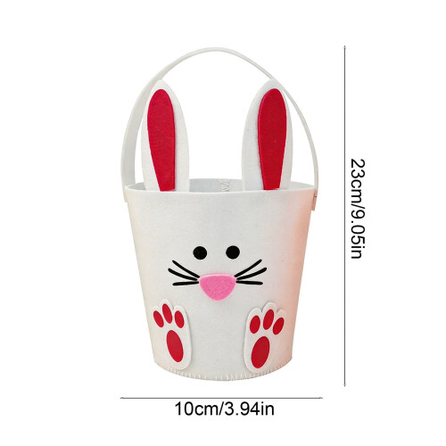 Easter basket non-woven bunny candy bucket 1 piece 2