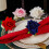 Artificial Rose Napkin Ring Western Style Red 1
