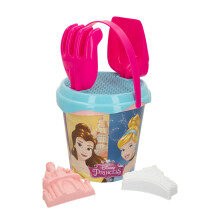 Ensemble de plage Princesses Disney, seau de 18 cm, 6 pièces