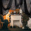 Halloween Pumpkin Garland with Lights Black Orange Maple 5