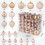 Christmas Balls Blue Silver Electroplated 24PCS 5
