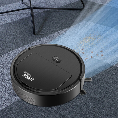 AuroraX Robot Vacuum and Mop Combo Black 3-in-1 1
