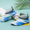 Water Shoes for Kids Blue Size 3.5-4 2