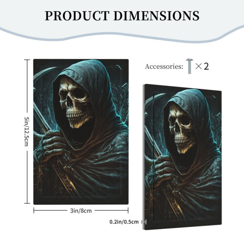 Gothic Skull Light Switch Cover 1-Gang Blank Wall Plate 1