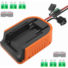 Power Wheel-adapter voor Black and Decker 20V-accu met