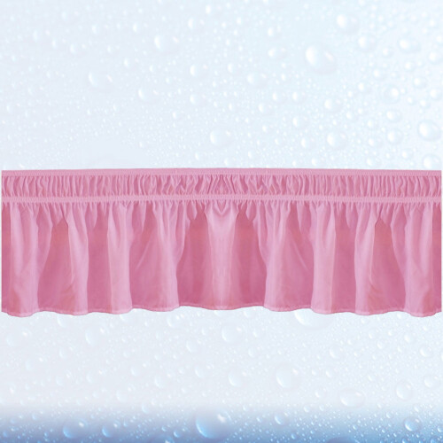 Jupe de lit élastique à volants pour lit simple à 3 côtés