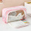 Grote stoffen etui met ritssluiting 1