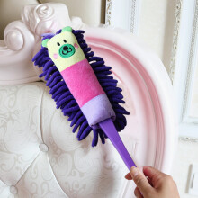 Plumeau chenille en microfibre rose à motif lion (1 pièce)