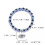 Pulseira turca Hamsa com olho grego, pulseira elástica com contas. 1