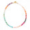 Collar bohemio de mujer con cuentas, perlas y arcoíris. 1