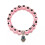Pulseira turca Hamsa com olho grego e contas rosa, 18 cm 1