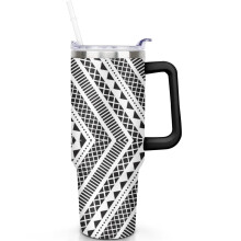 Bohemiskt tema tumbler 115 ml dubbelisolerad med