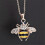 Κολιέ με κρύσταλλο Bumblebee για γυναίκες 1