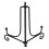 Iron Easel Plate Stand Black 6 inch 6