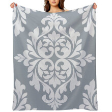 Damast flanellen deken 40x50 inch Lichtgewicht Zachte Plaid