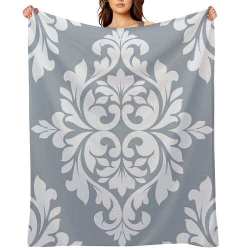 Κουβέρτα φανέλας Damask 40x50 ίντσες ελαφριά, μαλακή