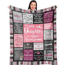 Couverture cadeau d'anniversaire pour sœur 60x50 pouces