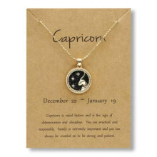 Naszyjnik z wisiorkiem z gwiazdą zodiaku Koziorożec dla kobiet