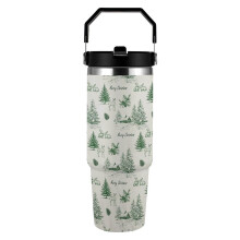 Gobelet isotherme en acier inoxydable avec poignée, 887 ml (30 oz), avec poignée