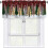 Christmas Tree Valance Curtains Red Black Buffalo Plaid 1