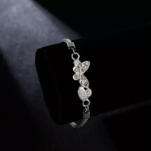 Pulseira turca Olho Grego com Zircônia para Mulheres com Borboleta