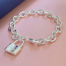 Pulseira de Prata 925 com Berloques (1 peça)