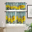 Sunflower Kitchen Valances Rod Pocket Rustic Yellow Floral 3