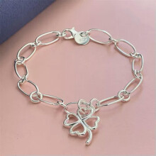 Pulseira de Prata 925 com Berloques (1 peça)