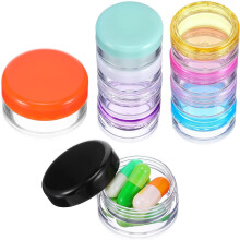 Pillenorganizer BPA-vrij, 12 stuks, draagbaar