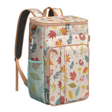 Geïsoleerde en waterdichte koelrugzak met paddenstoelprint, 20 liter