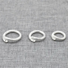 Sterlinghopeasta tehty lukittava välirengas 12 mm, 1 kpl