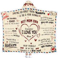 Kapuzendecke 119 x 183 cm – Geschenk für Mama