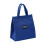 Große, isolierte Kühltasche mit Netzfach, blau 1