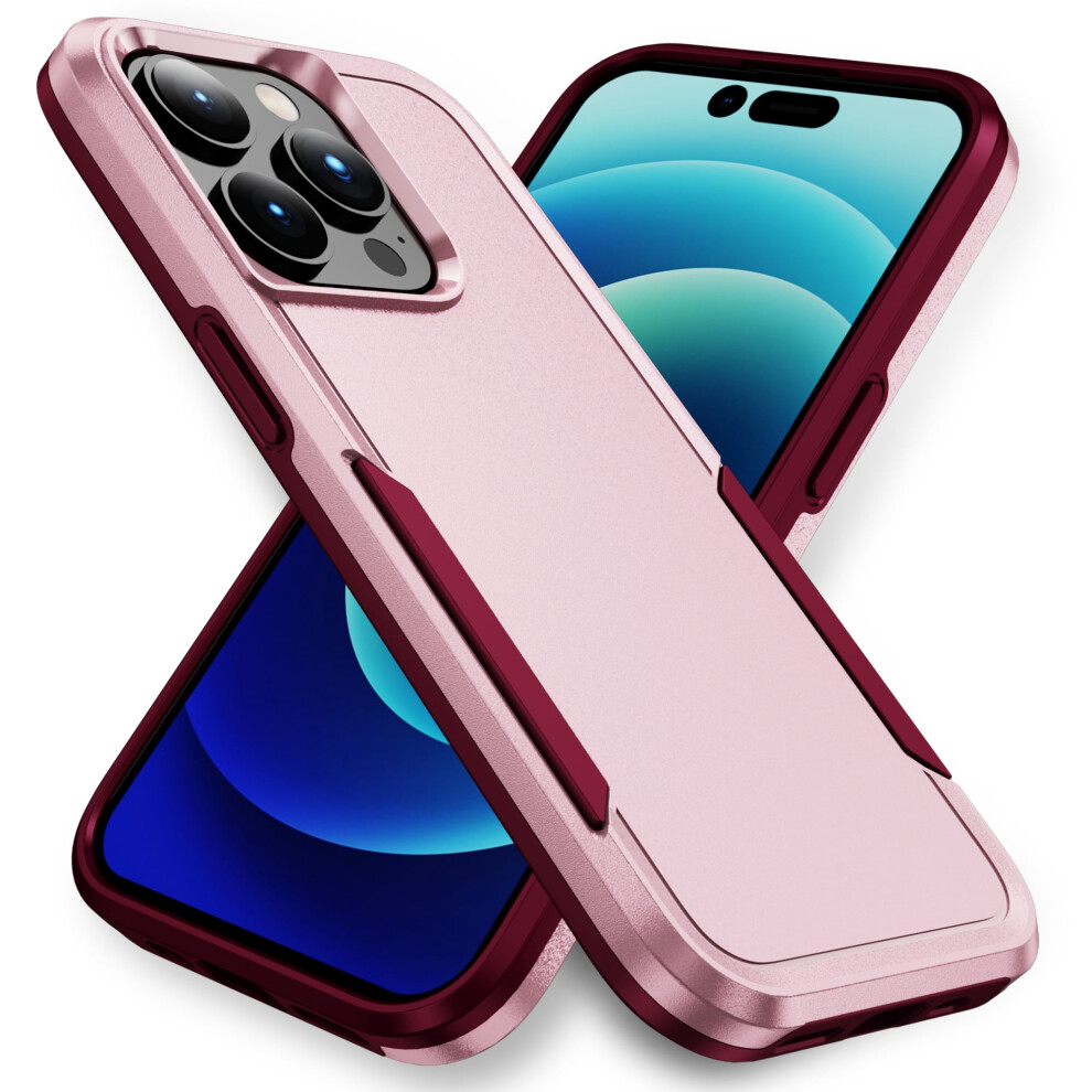 iPhone 14 Pro éååå±é²æ¤å£³ ç²è²ç«ç°è²