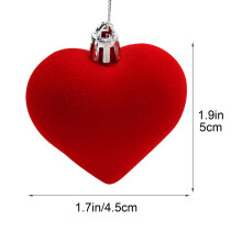 Décorations de jardin pour la Saint-Valentin, panneau rouge à suspendre