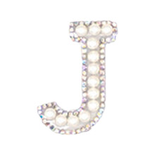 Pegatinas personalizadas con letras de perlas y el alfabeto