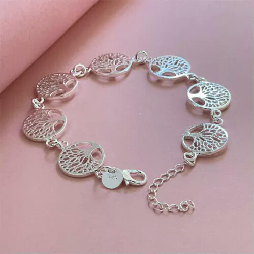 Pulseira de Prata 925 com Berloques (1 peça)