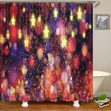 Sprchový záves Golden Fantasy, vodeodolný polyester, 240x180