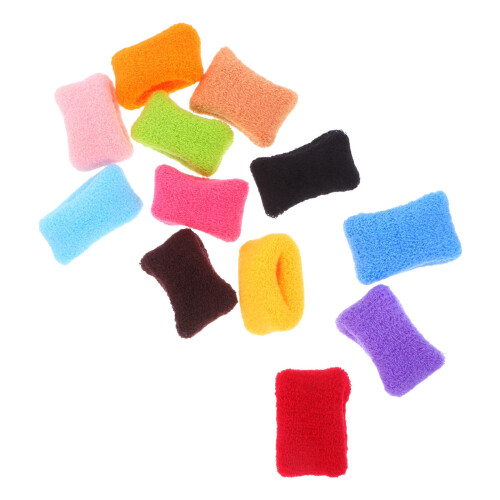 Elastici per capelli, fermacoda, larghi, 12 pezzi