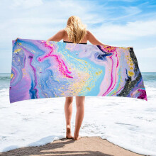 Cameland Extra Grote Strandhanddoek met Strepen Boho 30x60 inch
