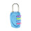 4-Digit Combination Padlock for Lockers and Cabinets Blue 1