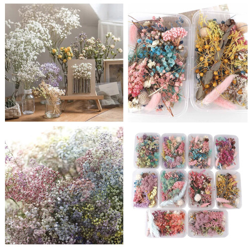 Fiori secchi artificiali per decorazione (1 pezzo)