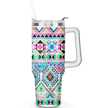 Bohemia Tumbler Vakuumisolerad 113 cl med handtag och fällbart lock